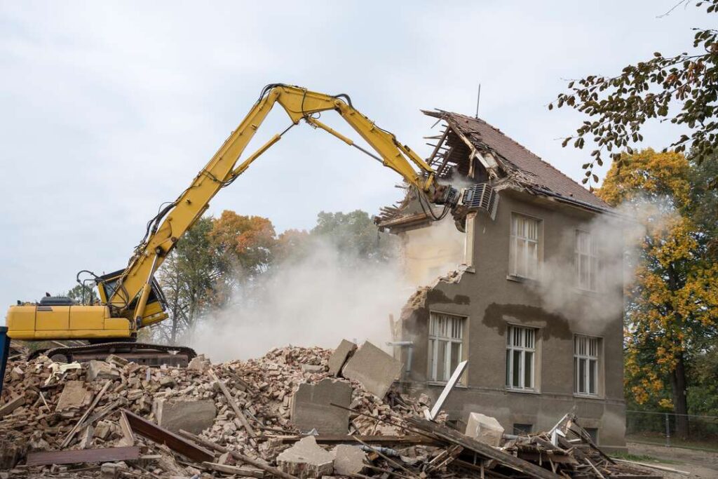 Construction machine operator training practical session